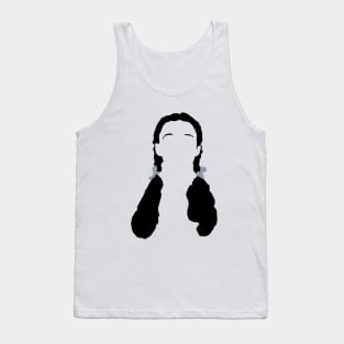 Wizard of Oz Dorothy Hair SIlhouette Tank Top